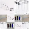 F￶rvaringsl￥dor BINS LOX Hush￥ll Sundries 25 ml Transparent/White Mini Plastic Pet Bottle Chemical Inal Reagent Container med alum Dhfoe