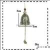 Articles de fantaisie Cloche Dragon Pendentif Yunnan Dongba Carillon à vent en métal Creative Décoration de la maison Drop Delivery Garden Otn0K