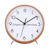 Orologi da tavolo da scrivania Orologio semplice e moderno Ornamenti creativi Moda plastica silenziosa Rotonda Reloj Escritorio Living Room Decor Dj60Zz Dr Dhifc