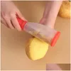 Fruit Vegetable Tools Tool Mtifunctional Storage Type Peeling Knife Peelingknife With Tube Peeler Apple Supplies Household Peeling Dhpqh