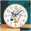 Desk Table Clocks Fashion Simple Clock Creative Living Room Luxury Silent Nordic Digital Bedroom Relogio De Mesa Home Decor 50 Dro Dh1Zv