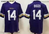 Gestikte voetbalshirt 84 Randy Moss retro onaantastbare elite jerseys