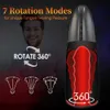 Masturbador sexual brinquedo 360 swing automático masturbadores masculinos mhynnr aquecimento adulto s para homens com 7 10 vibrações blowjob stroker k70c