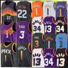 DeAndre Ayton Chris Paul Basketball Jerseys Devin Booker Retro Mesh Charles Barkley Steve Nash 2022 2023 City Purple Blue White Edition Shirt 3 1 22 13 34