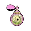 Broches Broches Mode Sorcière Potion Bouteille Épingles En Émail Dessin Animé Squelette Magique Par Bijoux Gothiques Sombres Cadeaux Mystérieux Revers Backpac Dhlte