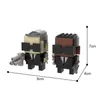 Brickheadz MOC retour vers le meilleur futur docteur Brown Martyed blocs de construction bricolage têtes de briques enfants jouets cadeau H0824256t