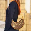 lüks tasarımcı çantaları Bayan Loop Hobo Çantalar Çantalar tote Çanta Kahverengi çiçek Çanta Crossbody Çanta Tote çanta Toz torbalı Mektup Deri Omuz Çantaları