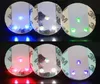 Ny LED Lumious Bottle Stickers Decoration Coasters Batteridriven Party Drink Cup Mat Decel Festival Nightclub Bar Party Vase Lights