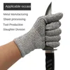 1 Pair Anti Cut Gloves High Performance Level 5 Protection Golves Knife Resistant Kitchen Home Clothing