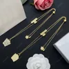 Mode Luxe Gouden Kettingen Voor Vrouwen Mannen Designer Sieraden Diamond Biggie Hoofd Ketting Chian Hangers Met Doos Hip Hop Bruiloft