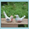 Arts And Crafts Water Bird Whistle Clay Ceramic Glazed Whistlepeacock Birds Home Decoration Office Ornaments Sn2514 Drop Delivery Gar Dhlge