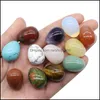 Pedras Crystal Heart Heart Egg Cogumelo Ornamentos de quartzo Cristais de cura Energia Reiki Gem Sala de estar Decora￧￣o Droga Jewe Dhezb