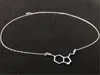 Collana Molecola Collana Formula Chimica 5-HT Struttura Ormonale DNA Gioielli Infermiera Molecolare per Donna Uomo