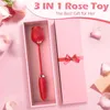 Masturbator Sex Toy Evyleen Rose met stuwkracht Vibratiemodi Vibrator voor vrouwen Dildo S Clitoral Tongue PQF Best Kwaliteit