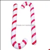 Decorações de Natal 88cm/35 Cane inflável clássica clássica leve pendurada penduramento lollipoons balões de festa ornamentos de decoração presentes d ottdu