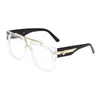 gafas de sol de diseñador gafas gafas gafas de conducción uv negro gafas cuadradas decoloración lentes unidos marco polarizado sunglass220M