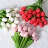 favors Simulation roses single Valentine's Day home wedding decoration simulation flowers fake artificial hand feel velvet
