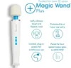 Masturbator Sex Toy Authentic Magic Wand Massager Plus HV-265 Vibrator Plug-In variabel hastighet med flexibel nackmjukt silikonhuvud och ultralingsmotor O51F