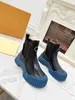 Svart l￤der rubin platt fotled kvinnor plattform chelsea boot chunky martin st￶vlar mode st￶vlar elastiska sidopaneler cirkel signatur l￤tt gummisula