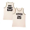 Niestandardowy Dwyane Wade #25 Richards High School Jersey White Szyt Dowolne nazwisko rozmiar S-4xl 5xl 6xl