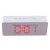 Relojes de mesa de escritorio Mtifunction LED Espejo Despertador Digital Sn Pantalla Tiempo Luz de noche Escritorio Despertador Drop Delivery Home Ga DHVPL