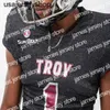 Anpassad Troy Trojan College fotbollströja Taylor Powell Kimani Vidal Tez John