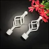 Other Home Decor 2Pcs Exquisite Curtain Pole Decorative End Caps Creative Roman Rod Head Plug Drop Delivery Garden Otpoo