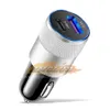 CC390 USB C Car Charger 66W PD Fast Charging Phone Adapter Dual USB Quick Charge 3.0 For iPhone 13 12 Pro Max Xiaomi 12 Phone Chargers