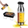 Ustensiles de cuisine 90ml Cuisine Bouteille de pulvérisation en acier inoxydable pour l'huile d'olive Vinaigre Sauce de soja BBQ Oiler Connt Cookware Drop Livraison Accueil Gar Dhvky