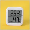 Desk Table Clocks Hygrometer Gauge High Accuracy Air Comfort Indicator Abs Wireless Backlight Recording Digital Temperature Fo Dro Dhtfw