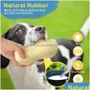 Giocattoli per cani Mastica Creativo Tpr Squeak Detergente molare non tossico Gomma di arachidi Pulisce i denti Cura dei denti Forniture per giocattoli per animali domestici Inventario Interi Dhaoi