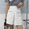 Женские джинсы дизайнер 20SS New G Front Chain Link Beautiful White Skirt vtxc