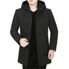 Heren Trench Coats Men Winter Jackets met capuchon -20 graden bovenkleding Warm Dikke Parka Jacket Casual Fashion Male overjas Streetwear