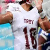Anpassad Troy Trojan College fotbollströja Taylor Powell Kimani Vidal Tez John