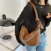 Bolsos de noche Bolso de hombro informal de cuero suave Bolso de mano de gran capacidad Diseñador de mujer