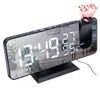 Zegary stolika biurka Radio LED Digital Smart Alarm Watch Electronic Desktop USB Obudź się z dostawą czasu z rzutu czasowego H DHDQN