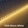 50см 100 см Светодиодный Светодиодный Стриг Бар Свет 7030 SMD 72LED 1M теплый белый 12 В под шкаф