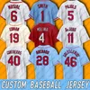 46 Koszulka baseballowa Paula Goldschmidta Nolan Arenado Willson Contreras Edman Yadier Molina Koszulki Dylan Carlson Paul DeJong Brendan Donovan Stan Musial Ozzie Smith