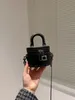 TZ Classic Trail handbag borse da design borse per trucco in moda mini camino traversa chiusura con cerniera spalla portafoglio portafoglio diamanti logo accessori borsetta a catena nera