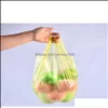 Trash Bags Garbage Bag Household Vest Type Portable Color Continuous Roll Plastic Drop Delivery Home Garden Housekee Organization Cle Otwdu