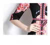 Kvinnor Boutique Shirt Dress 2023 Spring Summer Printed Dress High-End Elegant Lady Shirt Dresses ol Temperamant Dresses