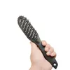Pro Hair Salon Anti-static Heat Curved Vent Comb Rows Tine Brushes Hair Scalp Massage Combs Hairdressing Tools