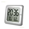 Orologi da tavolo da scrivania M0Xd Orologio da parete digitale impermeabile per doccia da bagno Visualizzazione del tempo di umidità Drop Delivery Home Garden Decor Dhwtx