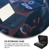 StorageCase DVDHOLDERテープCASSETTEDISCゲームディスクジッパーメディアボックスカーオーガナイザー