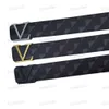 2023 Luxury designer V Brand Belt Fashion Echte lederen vrouwen heren riemen voor brief gespog jeans riem groothandel