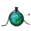 Colliers pendants Collier de cristal de mode avec motif animal charme fait à la main art unique PEACOCK WIGGLING FEATHER BILLAND DE CHOSE OTWK6