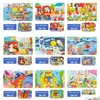 Puzzles En Gros 60 Pièces Puzzle En Bois Cerveau Pour Enfants Dessin Animé Animal Véhicule Bois Puzzle Bébé Jouet Éducatif Enfants Noël Dhuwj