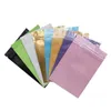 Multifärg Återställbar zip mylar väska matlagring aluminium folie påsar plastförpackningspåse lukt tätt påsar fgh6782341