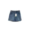 Womens Jeans designer Three elevation version G2022S new leisure high waist thin wide leg denim shorts summer women H0HS