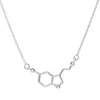 Molécule Collier Formule Chimique 5-HT Collier Hormone Structure ADN Moléculaire Infirmière Bijoux pour Femmes Hommes